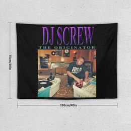 DJ SCREW THE ORIGINATOR 90's TRIBUTE Tapestry Decor For Room Tapestry Wall Hanging Carpet On The Wall House Decorations