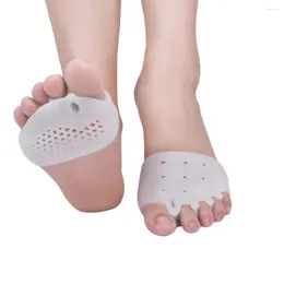 Bath Mats 2Pcs Forefoot Pads Five-hole Toe Separator Soft Gel Insoles Prevent Feet Callus Blisters