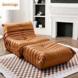 Minimalist Sofa Nordic Single Luxury Sofa Recliner Balcony Caterpillar Sofa Simple Leisure Sofa Living Room Furniture Muebles