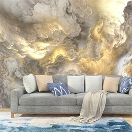 custom papel de parede 3D Colorful cloud Wallpaper for living Room Bedroom Wall Paintings Kindergarten art wallpapers home decor