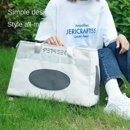 Cat Carriers Pet Carrier Bag Portable Shoulder Breathable Large Space Crossbody Winter Keep Warm Take-away Puppy Backpack Handbag