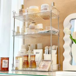 Cosmetic Organiser Desktop Ins Acrylic Skin Care Products Shelf Desk Placement Perfume Organiser Bathroom Vanity Storage Rack