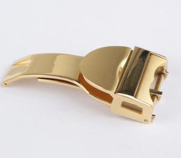 18mm High Quality 316L Stainless Steel Silver Black Gold Rose Gold clasp top grade Watch clasp For Black Bay9165465