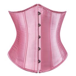 Underbust Corset Bustier Top Sexy Women Waist Cincher Gothic Lingerie Vintage Shape Body Belt Plus Size Costume