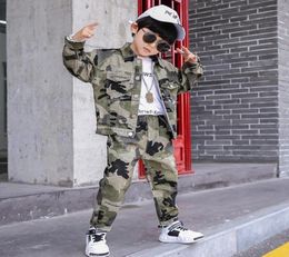 Clothing Sets Baby Boys Clothes Army Camouflage Outfits Cotton Print Jacket Coat Pants Suit Kid 2 3 4 6 8 9 10 11 12 Years Child S7097113