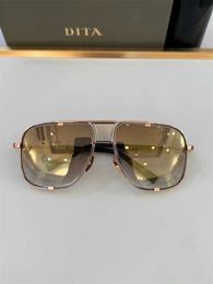 AAdita Sunglass Designer sunglasses Mens and womens metallic black full frame sunglasses MACH FIVE 35RC