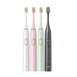 Kiwibird Sonic Electric Tooth Brush 42000 Tid/min Ultrasonic Electronic 6 Mode IPX8 Vattentät laddningsbar 1 års garanti Whitening Oral för känsliga tänder