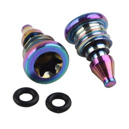 2pcs Bicycle Bleed Screws With 2pcs O-ring For Magura EBT Bike Titanium Alloy Bolts Cycling Replacement Accessories