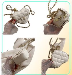Evening Bags Cute Small Luxury Designer Bag for Woman Heart Shaped Bag Mini Women Leather Purse For Ladies Chain Trend Shoulder Cr3788375