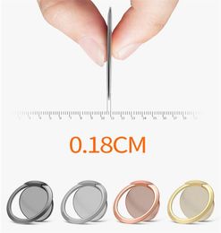 Universial Finger Ring Holder Ultrathin 18mm Magnetic Car Phone Holder Stand for Samsung Galaxy s8 s9 iPhone X 8 7 6s Plus2004424