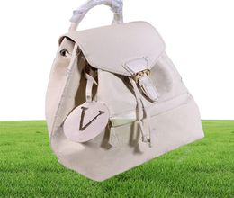 Fashion Style designer bags e women Genuine Leather Backpack Purses Handbags Backpacks School Bag Classic Student Travel Bags Embossed Flowers7611634