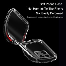 Funda Silicone Case for Xiaomi Mi 13 Pro Lite Ultra Xiaomi13 Mi13 13Pro 13Lite 13Ultra 5G Airbag Soft Transparent Original Cover