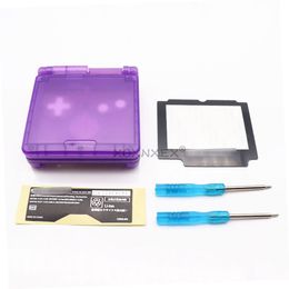 For handheld GBA SP shell case SP game console shell GBASP DIY replacement shell theme style shell transparent case