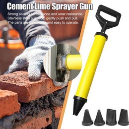 Caulking Gun Cement Lime Pump Grouting Mortar Sprayer Applicator Grout Filling Tools With 4 Nozzles Caulking Gun Hand Tools