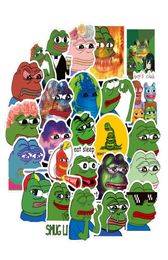 103050pcspack Cartoon Frog PEPE Graffiti Stickers For Refrigerator Car Helmet DIY Gift Bicycle Guitar Notebook Skate Trunk5908353
