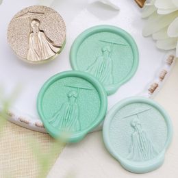 3D Embossed Wax Seal Stamp Angel/Death/Athena Relief Sealing Stamp Head For Scrapbooking Cards Envelopes Wedding Invitations