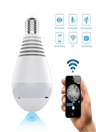 1080P HD WiFi IP Camera 360° Panoramic Fisheye Bulb Light Home Security Cameras Bulbs Lamp Night Vision Baby Monitor7364841