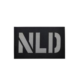 NLD Netherlands Reflective Hook And Loop Patches IR Tactical Morale Military Army Clothes Armbands Camouflage Clothing Patches