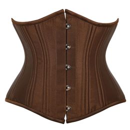 Sexy Women Corsets Gothic Underbust Corset Waist Cincher Bustier Top Workout Shape Body Belt Plus Size S-6XL