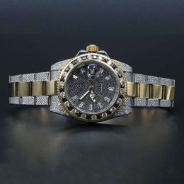 Luxury Looking Fully Watch Iced Out For Men woman Top craftsmanship Unique And Expensive Mosang diamond Watchs For Hip Hop Industrial luxurious 73425