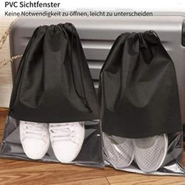 Storage Bags 10pcs Shoes Organiser Bag Reusable Travel Portable Pouch Closet Waterproof Dustproof Pocket 32x44cm Home Accessoires