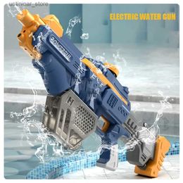 Sand Play Water Fun Free Shipping Electric Water Gun Powerful Water Blasters Squirt Guns Large-capacity Water Tank Summer Swimming Pool Outdoor Toy L47