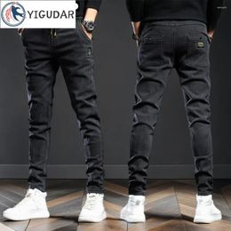 Men's Jeans Fashion Design S Long Male Free Pantalones Blue Stretch Pants For Men Trend