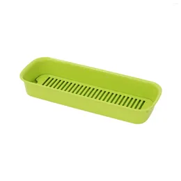 Kitchen Storage Sponge Holder Soap Dish Brush Dishcloth Easy To Clean Sinks Organizer Shampoo Bottle Tray For