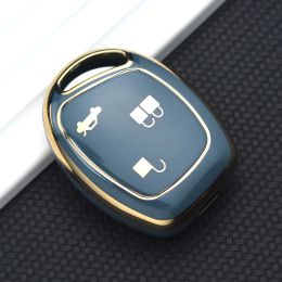 3 Buttons TPU Car Key Fob Case Cover for Ford Mondeo Fiesta Focus C-Max KA GALAXY Shell Fob Holder Protector Bag Accessories