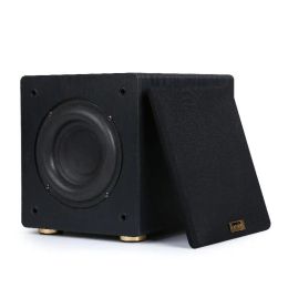 Subwoofer 100W HiFi Fever Large Magnetic Steel Speakers 6.5 Inch Wooden Passive Subwoofer Audio Home Theatre Highpower Subwoofer Boom box