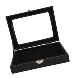 Pin Display Case Transparent Cover Jewellery Holder Brooch Medal Badge Tray Organiser Desktop Displaying Necklace Container Case