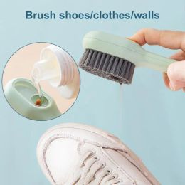 Multifunctional Liquid Cleaning Brush Automatic Soft Brush Shoe Artefact Shoe Brush Shoe Laundry Brush Household Brush Gadgets