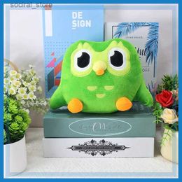 Stuffed Plush Animals 1PC Green Duolingo Owl Plush Toy Duo Plushie Of Duo The Owl Cartoon Anime Owl Doll Soft Stuffed Animal Children Birthday Gift L411