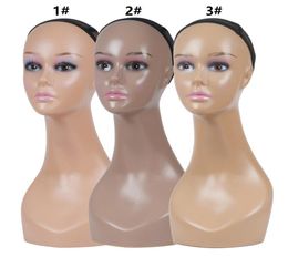 1 Piece Female PVC Mannequin Head For Wigs Glasses Masks And Hat Display3602617