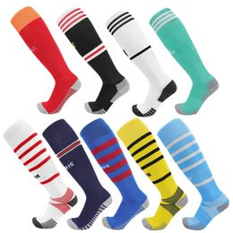 21-22 Season Soccer Socks European Club For Adults Kids Thickening Towel Bottom Knee High Football Training Match Sport Stocking 240322