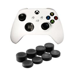 8pcs Controller Silicone Analogue Thumb Stick Grip Cap Joystick Cover for PS5/PS4/PS3/PS2/Xbox 360/Xbox One Gamepad Accessories
