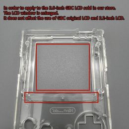 Full New Replacement Housing Shell With Buttons Conductive Rubber Pad Set for GBC Screen Game Case for Gameboy Colour Shell