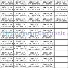 SMD Zener Diode Book LL34 LL4148 1/2W 2.4V-30V 26Values Package Assorted Kit 0.5W Eries Sample Book Commonly Used Sample Kit