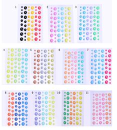 Embellishments For Scrapbooking Enamel Dot Sticker Resin Sticker Dot DIY Crafts Making Decoration Scrapbooking Tools8764369