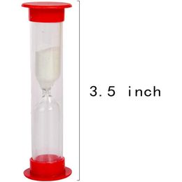 30 Sec Sand Timer Hourglass Sandglass Clock Countdown Bulk Toy Set Timers Kids Games Pack Of 100 (White Sand)