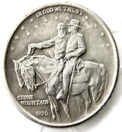 US 1925 Stone HALF DOLLAR Silver Plated Craft Copy Coin Factory nice home Accessories7871012