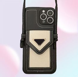 xury Designer Cases Card Pocket Wallet Case Crossbody Handbag Phonecase Fashion Leather Cover Shell For IPhone 14 Pro Max 13P 12 11 XR New3142858