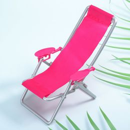 2pcs beach house miniature lounge chair Miniature Mini Chairs Beach Chair Miniature Beach miniature furniture