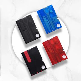 Emergency Survival Tool 8Pcs Unique Portable Effective Credit Card Multitool Survival Tools for Camping