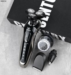 Electric Razor Rechargeable Electric Shaver For Men Wet Dry 4D Floating Heads Shaving Machine Beard Trimmer Hair Clipper 2206241918043