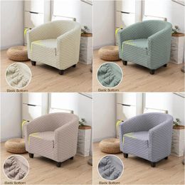 Chair Covers Lattice Printed Club Sofa Cover For Living Room Stretch Bath Tub Armchairs Slipcover Couch Bar Counter