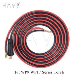 4M WP9FV TIG Welding Torch Flexible Head Gas Valve Separated Type w/Quick Connect 10-25/35-50 Connector 13FT Air Cooled