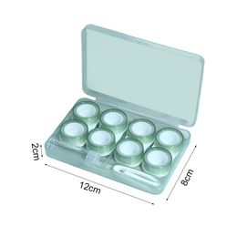 4 Pairs with Stick Contact Lens Box PP Contact Lens Case New Storage Case Travel|Large-capacity