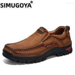 Casual Shoes SIMUGOYA Men Loafers Breathable Sneakers Male Light Outdoor Walking Flat Footwear