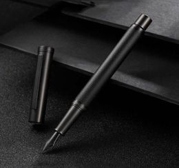 luxurious hongdian 1850 classic black nib Black forest Fountain Pen Business Stationery Office School Supplies6725475